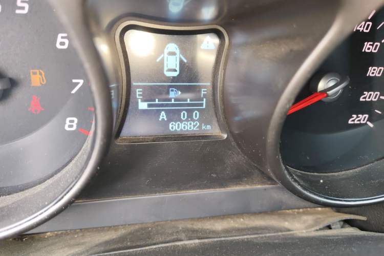 Used Haima S5 2016 1.6L Manual Smart Luxury Tech Edition Odometer Close Up