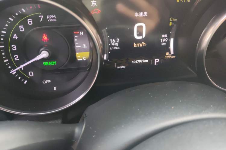 Used Jeep Wrangler New Energy 2021 Four-Door 2.0T 4xe Sahara Odometer Close Up