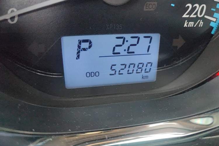 Used Toyota YARiS L Zhi Xuan 2019 1.5E CVT Dynamic Edition China VI compliant Odometer Close Up