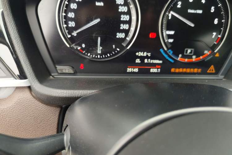 Used BMW X1 2021 sDrive20Li Premium Edition Odometer Close Up