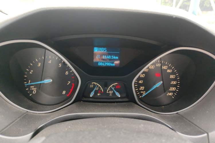 Used Ford Focus 2012 Hatchback 1.6L Automatic Comfort Model Odometer Close Up