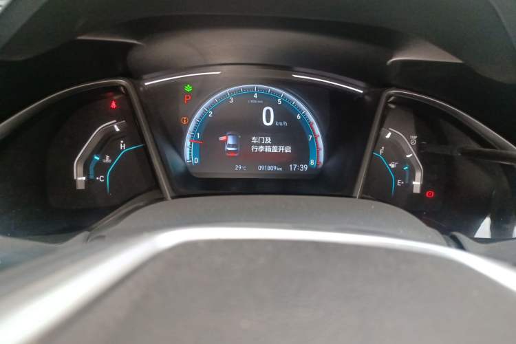 Used Honda Civic 2016 220TURBO CVT Prestige Edition Odometer Close Up