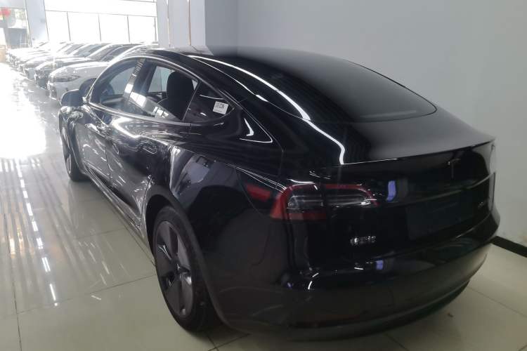 Used Tesla Model 3 2021 Standard Range Rear-Drive Upgraded Version Rear Left 45 Deg