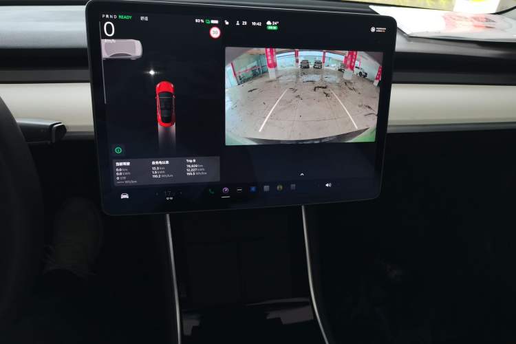 Used Tesla Model 3 2020 Revised Version Standard Range Rear-Wheel Drive – Upgraded Edition Audio And AC Panel