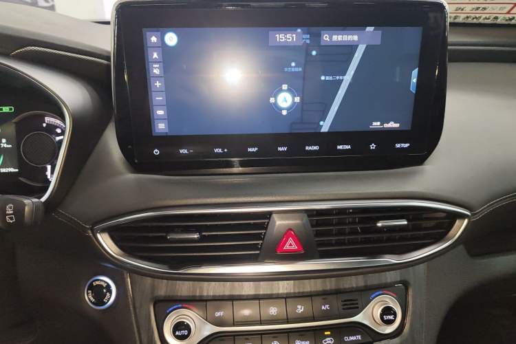 Used Hyundai Santa Fe 2019 380 TGDi TOP Automatic Two-Wheel Drive Flagship Version China VI Standard Audio And AC Panel