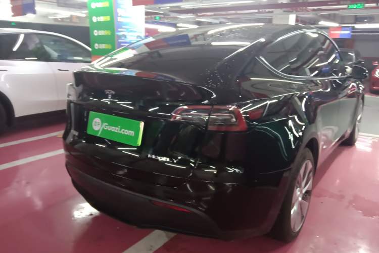 Used Tesla Model Y 2022 Revised Version Rear-Wheel Drive Rear Right 45 Deg