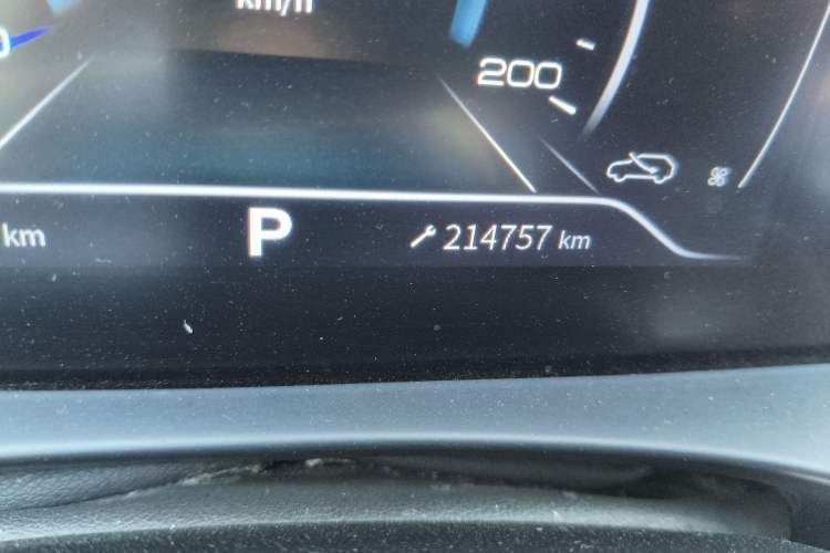 Used Dongfeng Aeolus E70 2021 Revised Version 2 500 Ultra-Comfort Edition Odometer Close Up