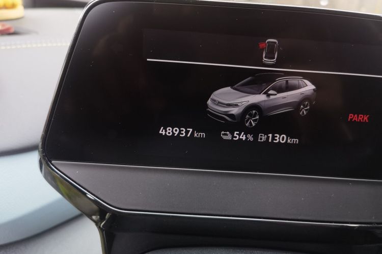 Used Volkswagen ID.4 X 2021 Pro Smart Long-Range Edition Odometer Close Up