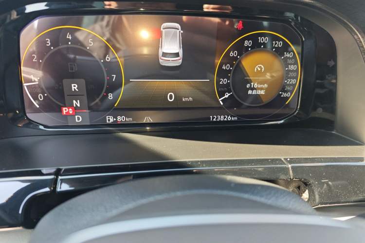 Used Volkswagen Teramont 2021 380TSI Four-Wheel Drive Luxury Edition Odometer Close Up