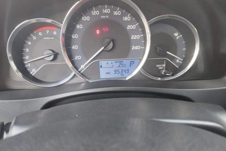 Used Toyota Corolla 2017 Revised Version 1.2T S-CVT GL Odometer Close Up