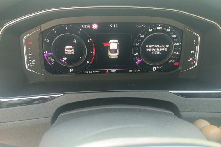 Used Volkswagen Magotan 2023 2 Million Units Limited Edition 330TSI DSG Leading Version Odometer Close Up