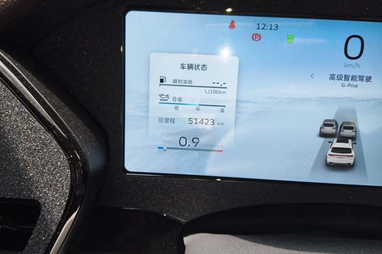 Used Geely Auto Monjaro L 2021 2.0TD DCT EVO Two-Wheel Drive Smart Luxury Version Odometer Close Up