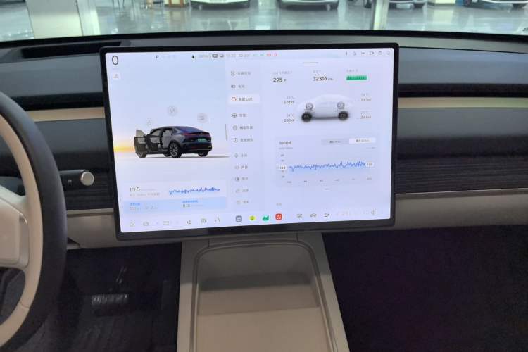 Used ONVO L60 2024 60 kWh Rear-Drive Version Audio And AC Panel