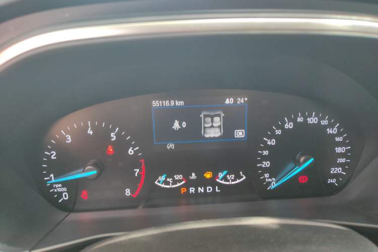 Used Ford Focus 2020 Sedan EcoBoost 180 Automatic Trend Edition Odometer Close Up