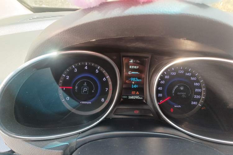 Used Hyundai Santa Fe 2015 2.0T Automatic All-Wheel Drive Smart Version 5 Seats Instrument Cluster