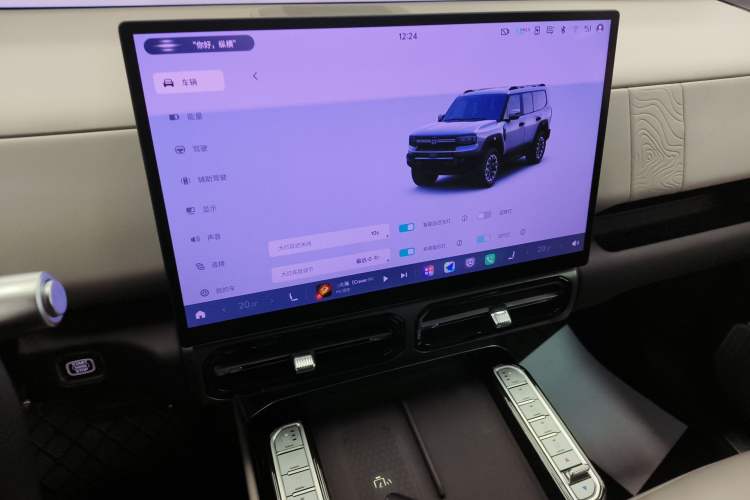 Used Jetour Zongheng G700 Trailblazer 2025 Model Xiangjing Edition 5-seater Audio And AC Panel