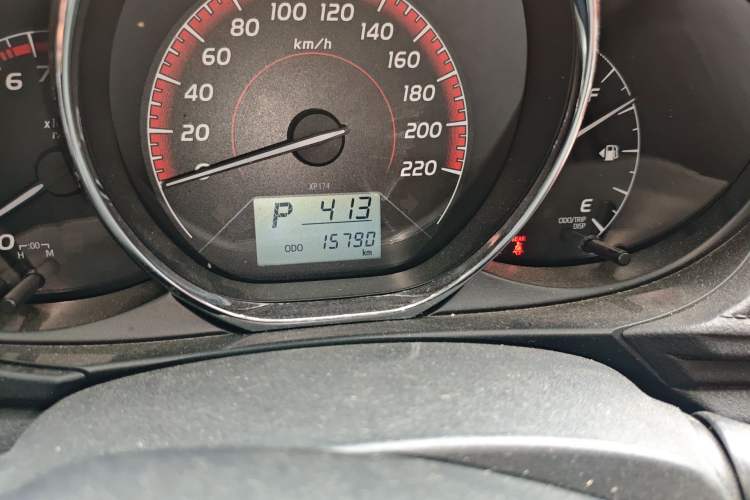 Used Toyota Vios FS 2021 1.5L CVT Fengchi Edition Odometer Close Up