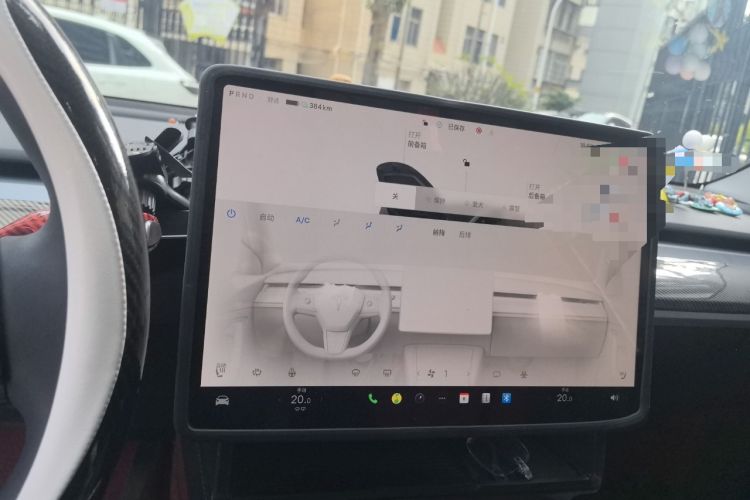 Used Tesla Model Y 2024 Rear-Wheel-Drive Version Audio And AC Panel