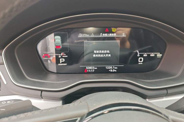 Used Audi A4L 2020 40 TFSI Fashion Dynamic Model Odometer Close Up