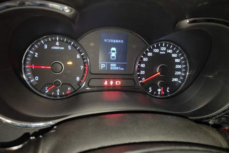 Used Kia K3 2013 1.6L Automatic GLS Odometer Close Up
