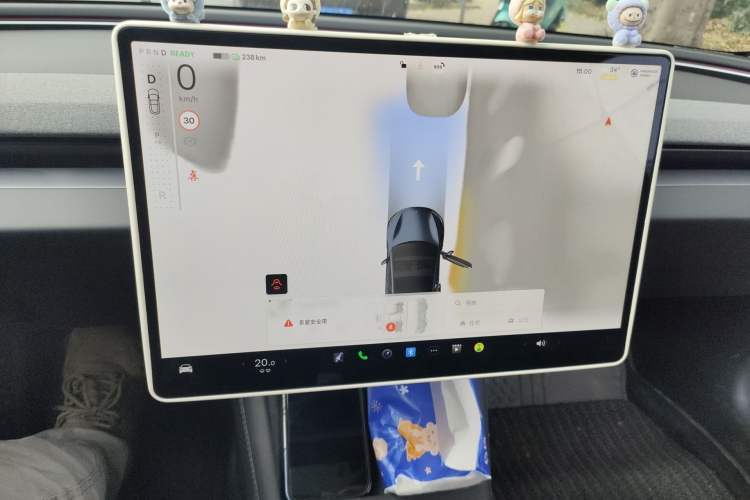 Used Tesla Model 3 2023 Rear-Wheel-Drive Version Audio And AC Panel