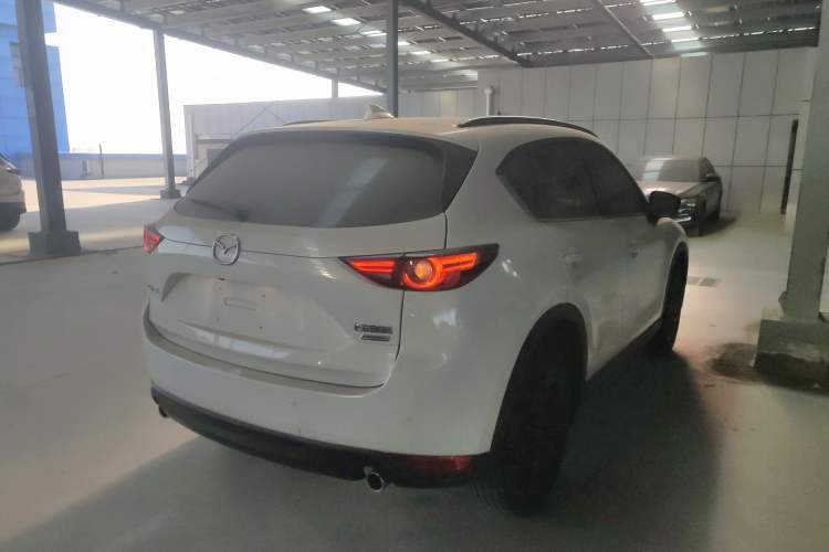 Used Mazda CX-5 2021 2.0L Automatic Two-Wheel Drive Black Knight Rear Right 45 Deg