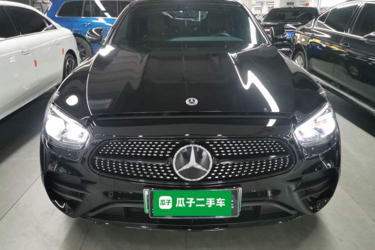 Used Mercedes-Benz E-Class New Energy 2021 E 350 e L Plug-in Hybrid Sports Sedan
