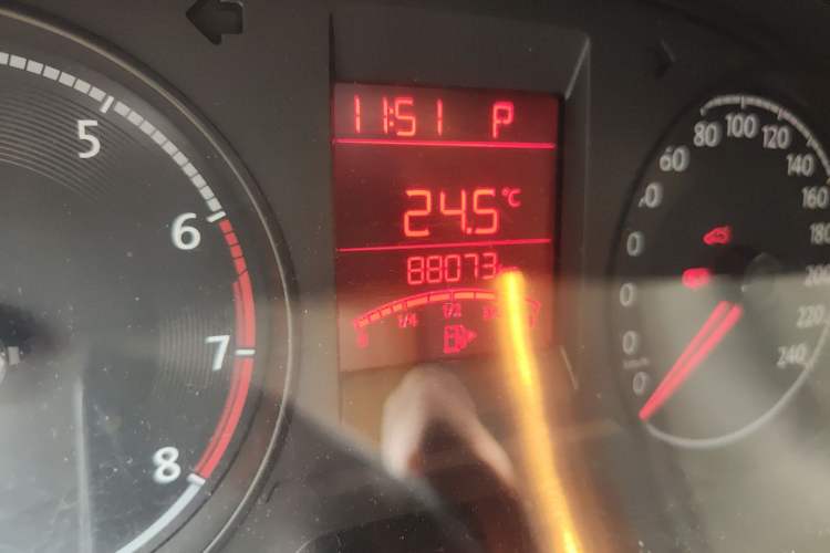 Used Volkswagen Santana 2019 1.5L Automatic Fashion Edition China VI Odometer Close Up