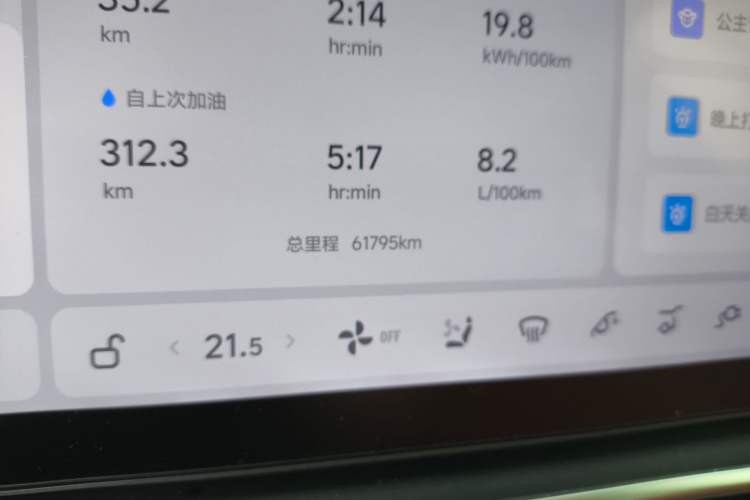 Used Li Auto L8 2023 Pro Model Odometer Close Up