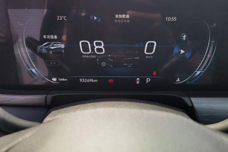 Used Buick GL8 2021 ES Landtrek 653T Comfort Edition Odometer Close Up