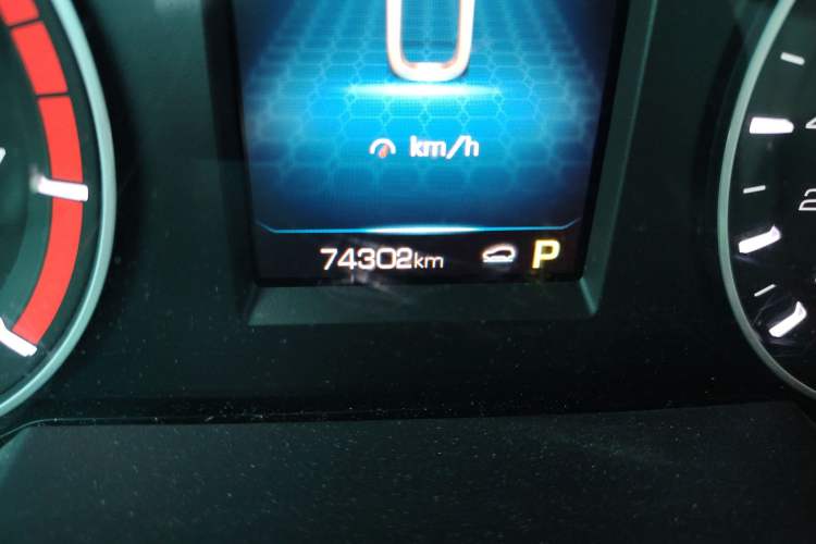 Used Haval H6 2018 Blue Label Sport Edition 1.5T Automatic Two-Wheel Drive Elite Model Odometer Close Up