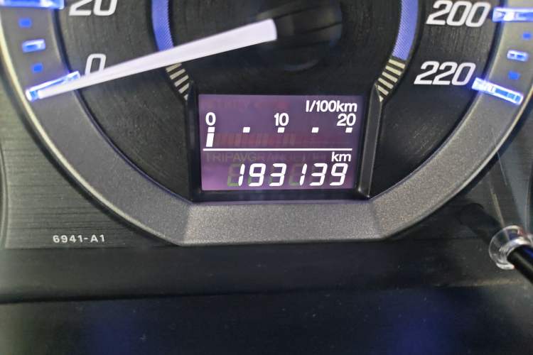 Used Honda City Classic 2012 1.5L Automatic Elite Edition Odometer Close Up