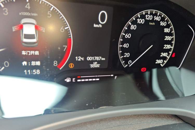 Used Honda Integra 2025 240TURBO Manual High-Speed Version Odometer Close Up