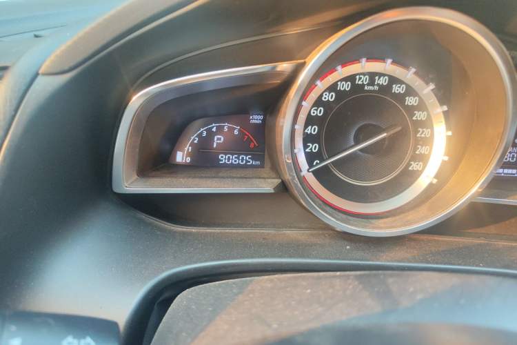 Used Mazda 3 Axela 2016 Sedan 1.5L Automatic Luxury Model Odometer Close Up