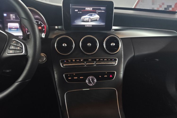 Used Mercedes-Benz C-Class 2016 C 200 L Sport Edition Audio And AC Panel