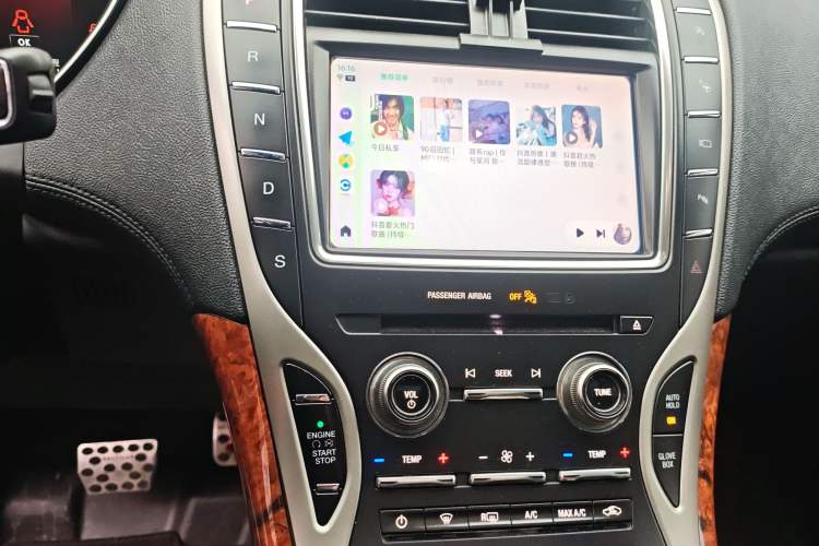 Used Lincoln Nautilus 2019 2.7T Four-Wheel Drive Prestige Edition China VI Standard Audio And AC Panel