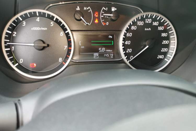 Used Nissan Sylphy 2022 Classic 1.6XE CVT Comfort Edition Odometer Close Up