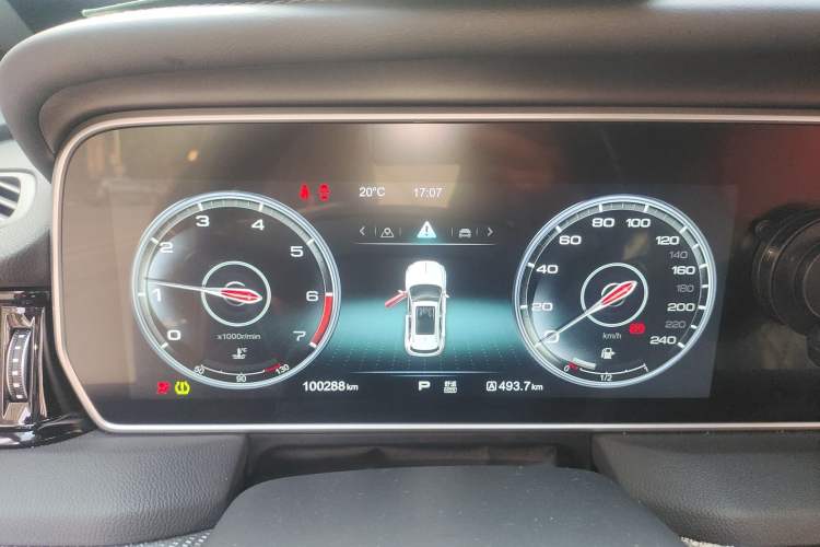 Used Hongqi HS5 2019 2.0T Smart Connect Flagship All-Wheel-Drive Version Instrument Cluster