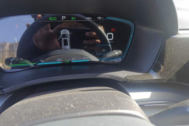 Used BYD Song PLUS New Energy 2021 DM-i 51KM Prestige Model Odometer Close Up