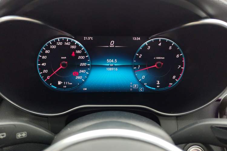 Used Mercedes-Benz GLC 2021 GLC 260 L 4MATIC Luxury Model Instrument Cluster