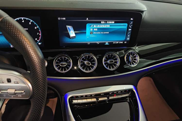 Used Mercedes-Benz AMG GT 2020 AMG GT 50 Four-Door Coupe Audio And AC Panel