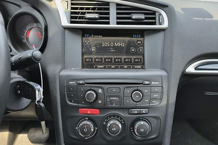 Used Citroen C4L 2014 1.8L Intelligent Drive Automatic Enjoyment Model Audio And AC Panel