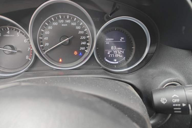 Used Mazda CX-5 2013 2.0L Manual Two-Wheel Drive Comfort Version Odometer Close Up