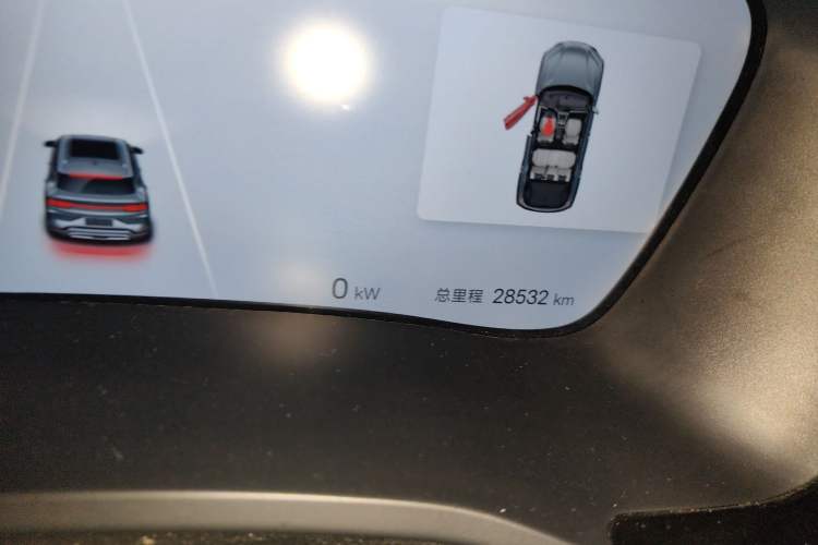 Used BYD Song PLUS New Energy 2025 EV 520km Premium Version Odometer Close Up