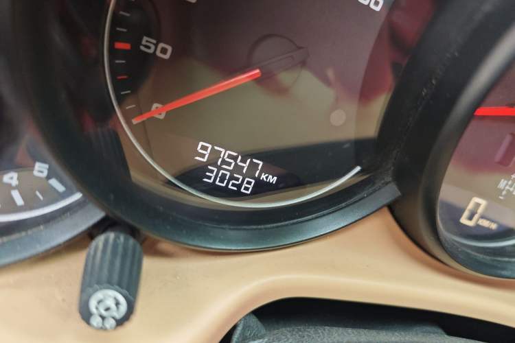 Used Porsche Panamera 2010 Panamera 4 3.6L Odometer Close Up