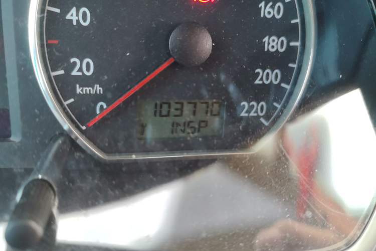 Used Volkswagen Polo 2009 Jingqu 1.6L Automatic Elegant Edition Odometer Close Up