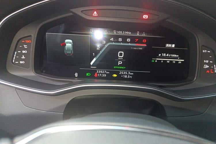 Used Audi A6 2022 Avant Futurist 45 TFSI Prestige Dynamic Edition Odometer Close Up