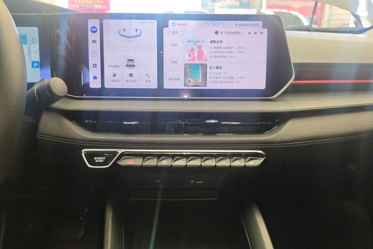 Used Geely Auto Binray 2022 Binrui COOL 1.5T DCT Electric Edition Audio And AC Panel