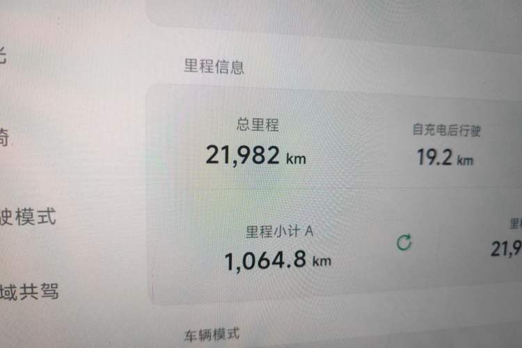 Used XPeng G6 2023 580 Long-Range Pro Odometer Close Up