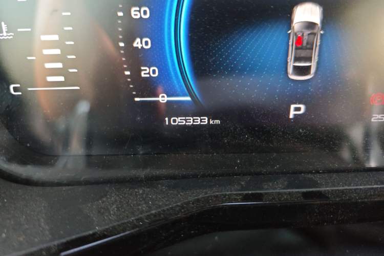 Used Geely Auto Monjaro 2019 350T YAOXINGZHE Odometer Close Up